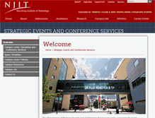 Tablet Screenshot of campuscenter.njit.edu