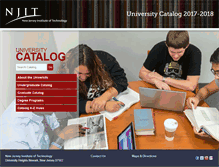 Tablet Screenshot of catalog.njit.edu