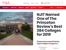 Tablet Screenshot of njit.edu