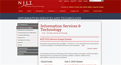 Desktop Screenshot of ist.njit.edu